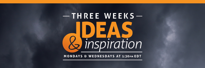 Three Weeks Ideas and Inspiration 2020